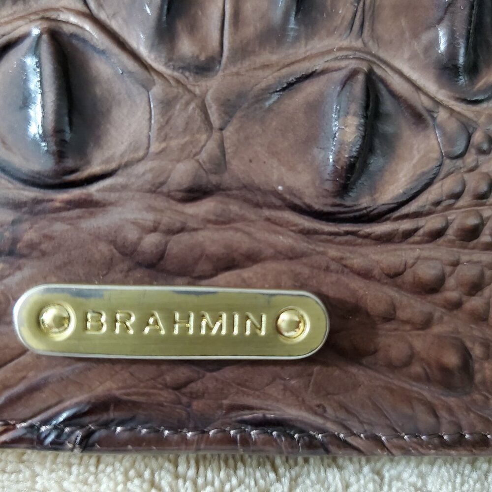 Brahmin Ady Bifold Wallet Cocoa Shadow Melbourne … - image 5